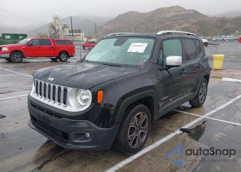 2016 Jeep Renegade Limited z USA, uszkodzony, nr VIN ZACCJADT3GPD12063